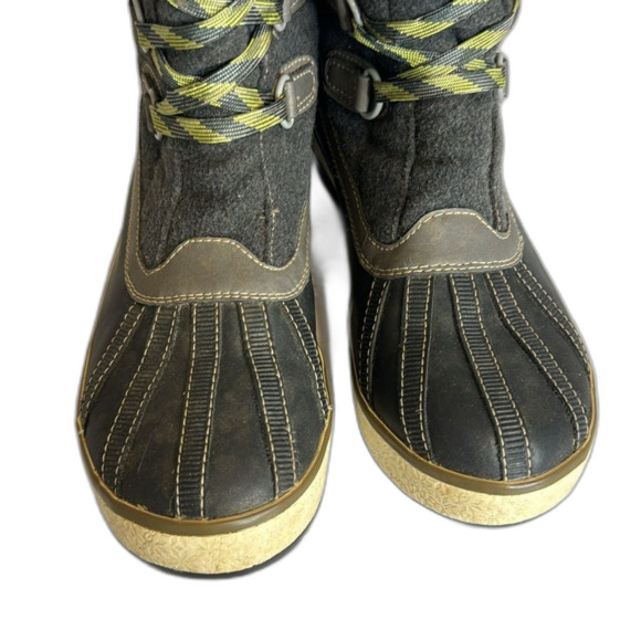 Ugg Baroness grey winter duck boot snow rainboots womens size 7 - Picture 4 of 10